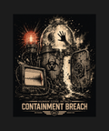 Containment Breach poster tee — black